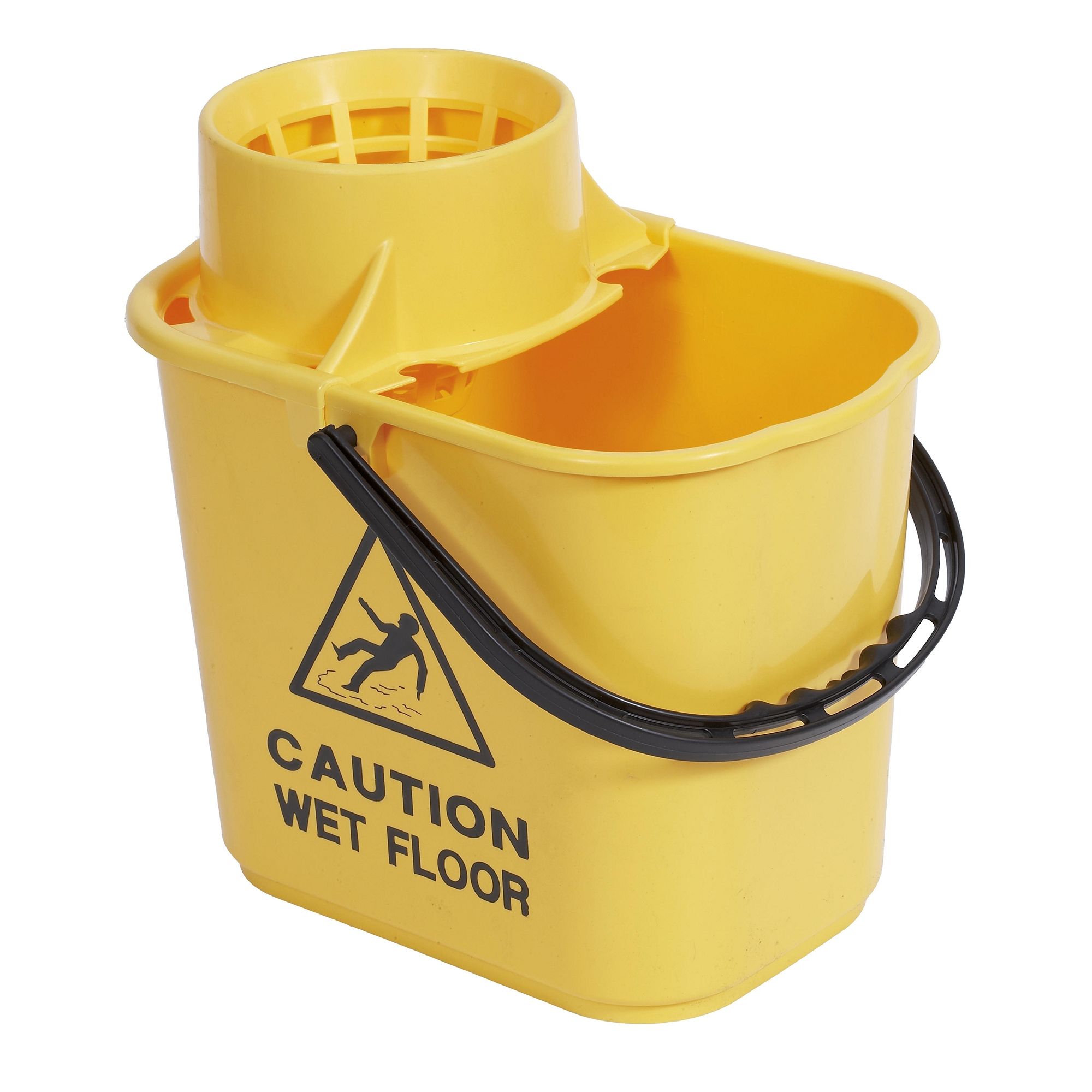 Classmates Professional Mop Bucket and Wringer - Yellow